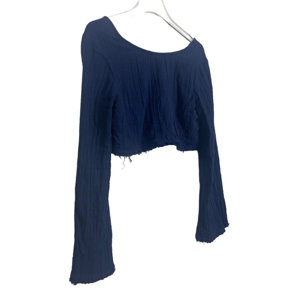 Free People Cuddle Up Top Navy Size XS - Picture 3 of 9